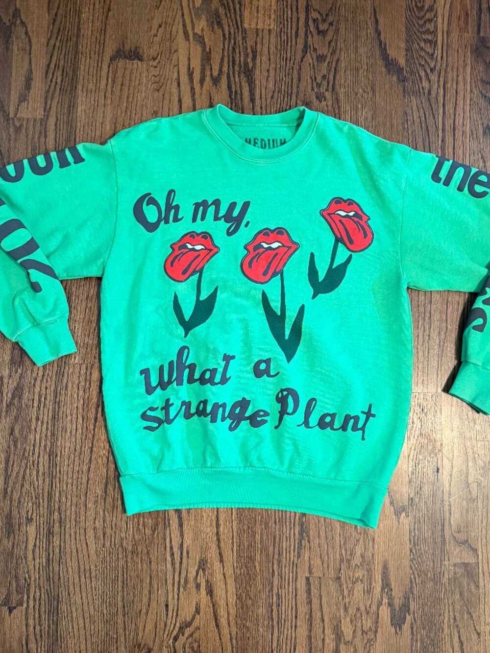 Cactus Plant Flea Market x Rolling Stones 2019 Tour Sweatshirt Green
